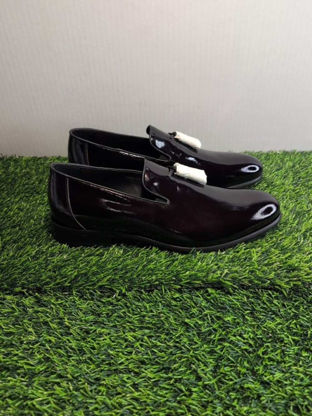 Johnston & Murphy Highland Tassel Slip-On Loafer Burgundy 9.5 Size